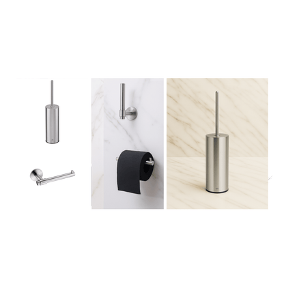 Pappershållare & Toalettborste Krom - NorrvikHome